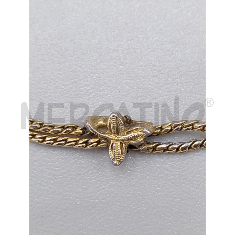 BRACCIALE VINTAGE DORATO CON FIORELLINI | Mercatino dell'Usato Moncalieri bengasi 4