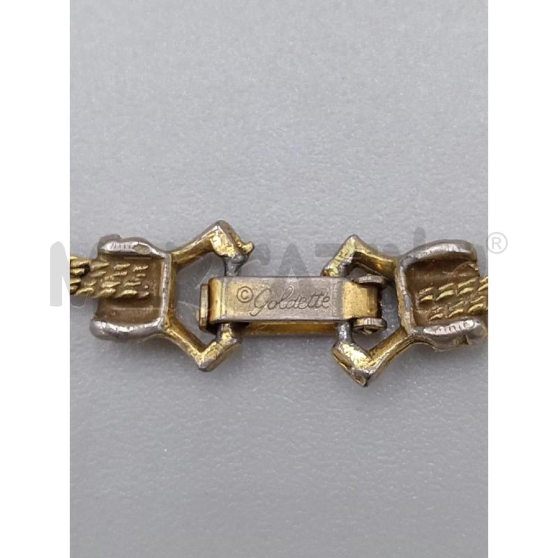 BRACCIALE VINTAGE DORATO CON FIORELLINI | Mercatino dell'Usato Moncalieri bengasi 5