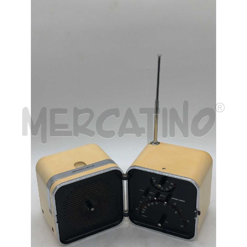 BRIONVEGA TS502 - RADIO CUBO - CONSERVATA FUNZIONANTE - MODERNARIATO ARREDAMENTO BEIGE | Mercatino dell'Usato Moncalieri bengasi 1