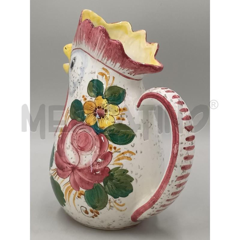 BROCCA CERAMICA SANTUCCI DERUTA DECORO FIORI | Mercatino dell'Usato Moncalieri bengasi 4