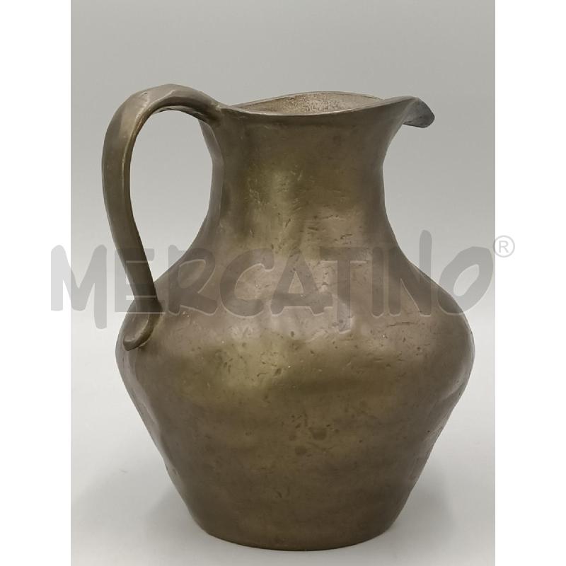 BROCCA METALLO BRONZETTO PESANTE MANICO LATERALE  | Mercatino dell'Usato Moncalieri bengasi 3