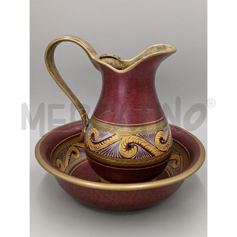 BROCCA + CATINO CERAMICA DIPINTA | Mercatino dell'Usato Moncalieri bengasi 1