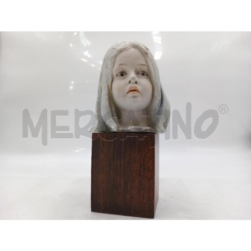 BUSTO PORCELLANA BIMBA  AZZURRA GEORGE | Mercatino dell'Usato Moncalieri bengasi 1