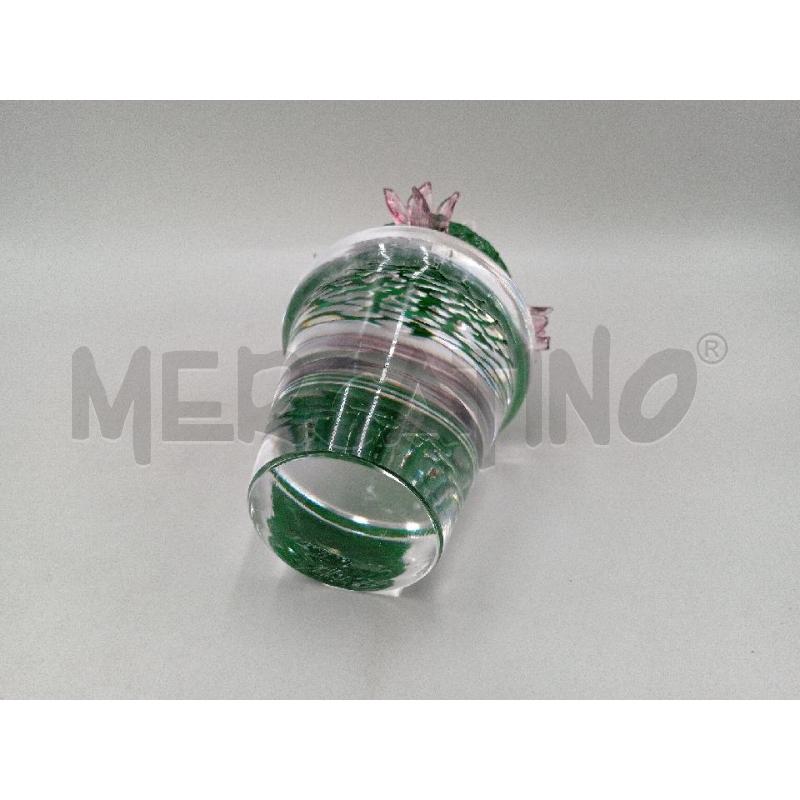 CACTUS MURANO VERDE FIORITO | Mercatino dell'Usato Moncalieri bengasi 4
