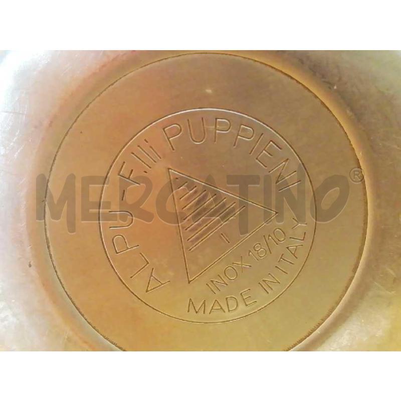 CAFFETTIERA MOKA INOX FRATELLI PUPPIENI MADE IN ITALY VINTAGE  | Mercatino dell'Usato Moncalieri bengasi 4
