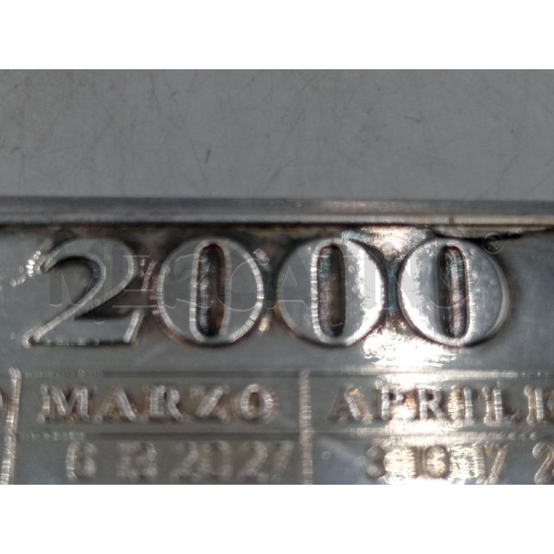 CALENDARIO ANNO 2000 ARGENTATO  | Mercatino dell'Usato Moncalieri bengasi 4