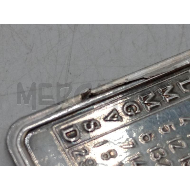 CALENDARIO ANNO 2000 ARGENTATO  | Mercatino dell'Usato Moncalieri bengasi 5