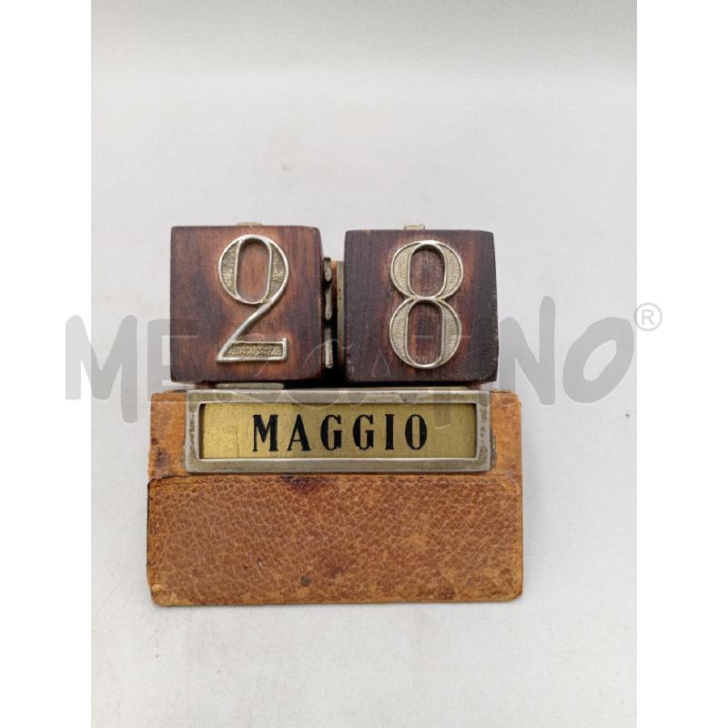 CALENDARIO PERPETUO VINTAGE | Mercatino dell'Usato Moncalieri bengasi 1