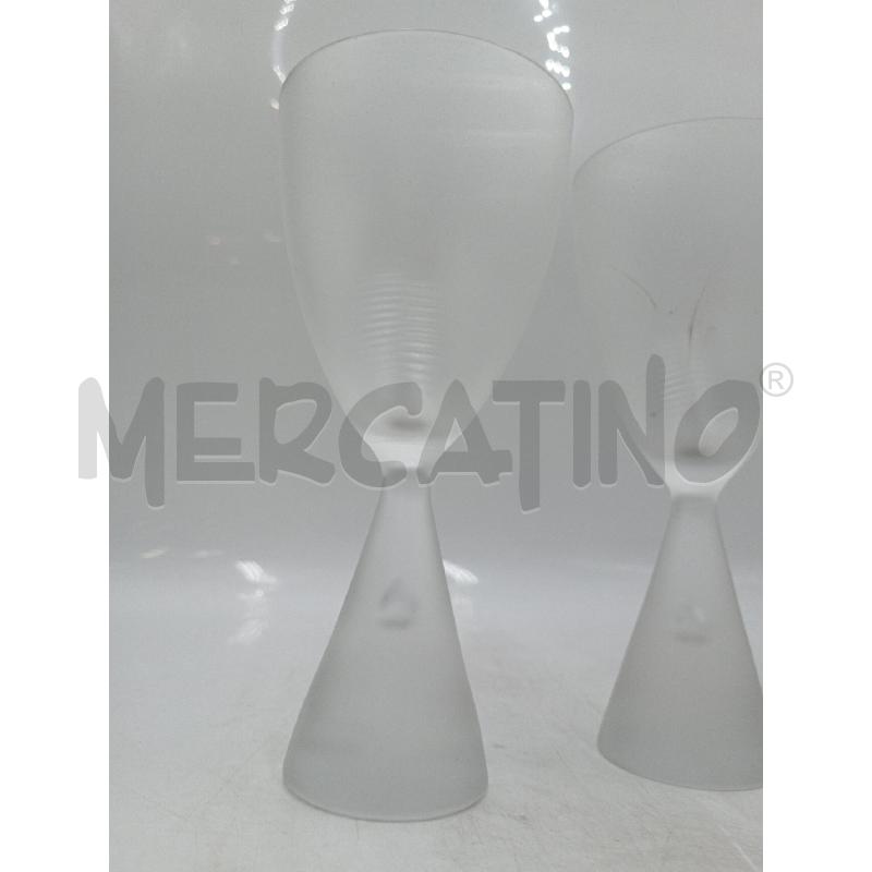 CALICI PZ.3 VETRO SATINATO STILE DESIGN  | Mercatino dell'Usato Moncalieri bengasi 3