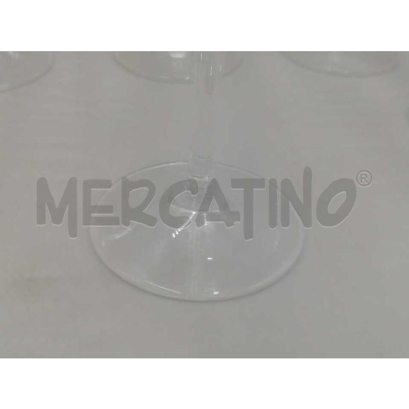 CALICI PZ.6 DA VINO COPPA MOLATA LAVORAZIONE FOGLIOLINE  | Mercatino dell'Usato Moncalieri bengasi 3