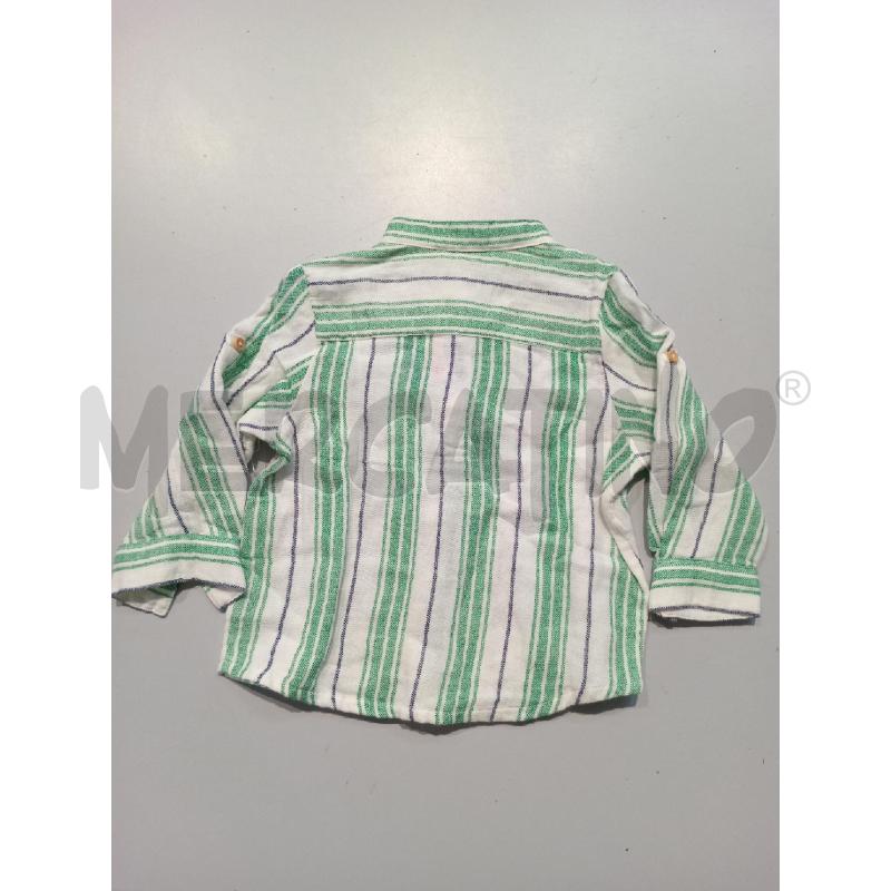 CAMICIA BAMBINO ORIGINAL MARINES BIANCA RIGHE VERDI | Mercatino dell'Usato Moncalieri bengasi 2