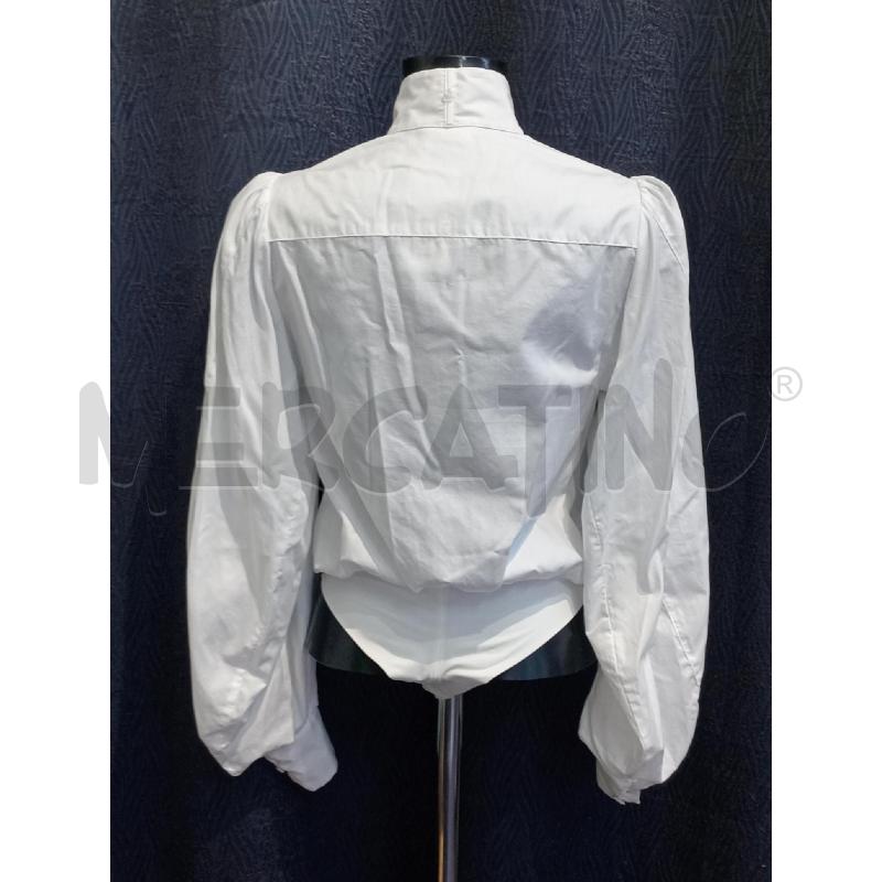 CAMICIA BODY DONNA ELISABETTA FRANCHI BIANCA  | Mercatino dell'Usato Moncalieri bengasi 2