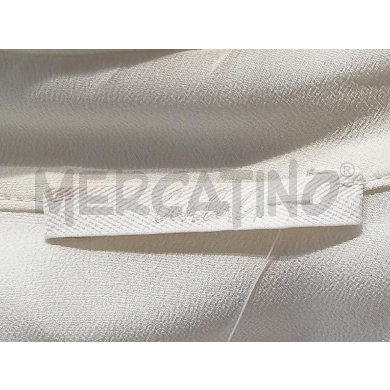 CAMICIA DONNA CARLA G BIANCA LEGATA DAVANTI MISTO SETA | Mercatino dell'Usato Moncalieri bengasi 5