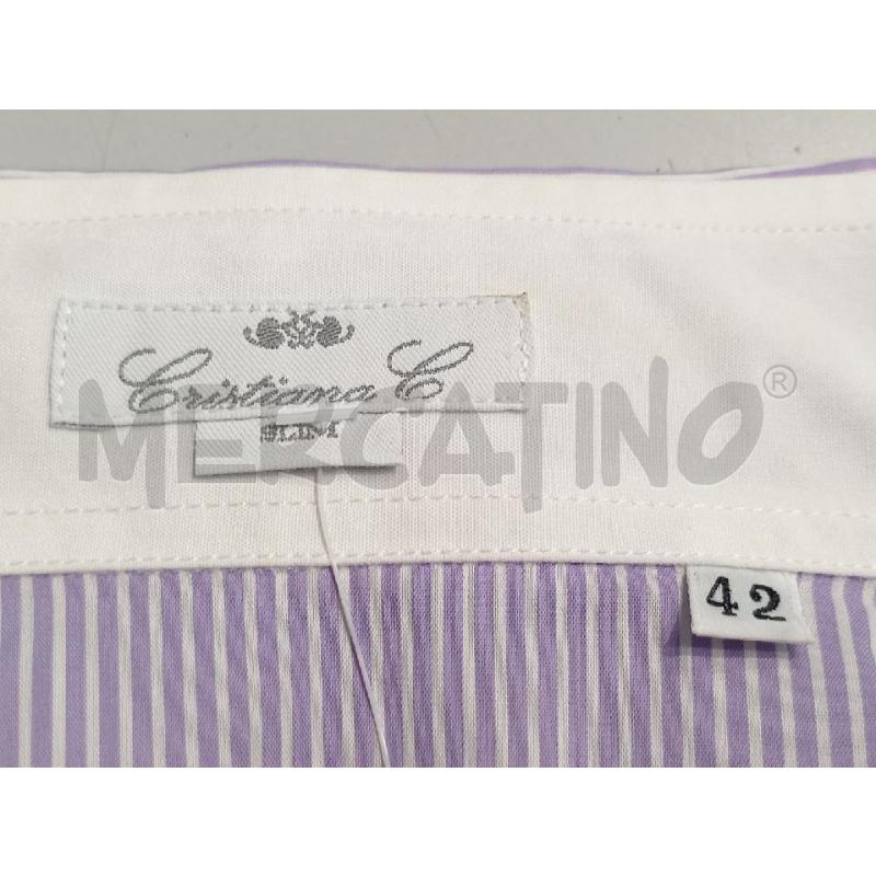 CAMICIA DONNA CRISTIANA C LILLA RIGHINE | Mercatino dell'Usato Moncalieri bengasi 5
