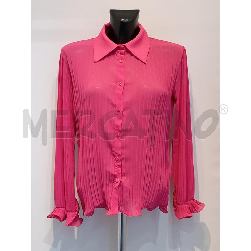 CAMICIA DONNA DIXIE ROSA PLISSETATO  | Mercatino dell'Usato Moncalieri bengasi 1