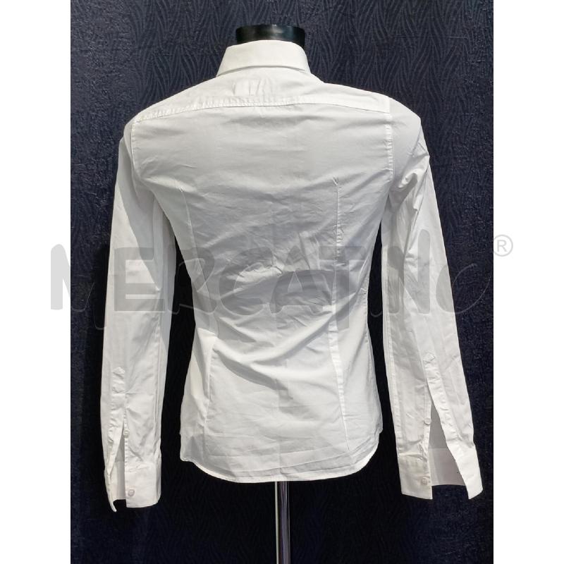CAMICIA DONNA DSQUARED BIANCA CON INSERTO GIOIELLO | Mercatino dell'Usato Moncalieri bengasi 2