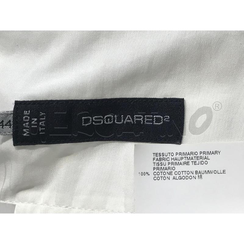 CAMICIA DONNA DSQUARED QUADRETTI BEIGE BIANCA COLLETTO VELLUTO | Mercatino dell'Usato Moncalieri bengasi 5
