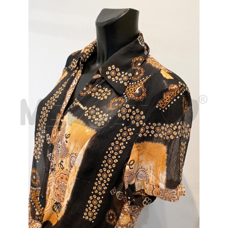 CAMICIA DONNA ELENA MIRO' MARRONE NERA FANTASIA | Mercatino dell'Usato Moncalieri bengasi 3