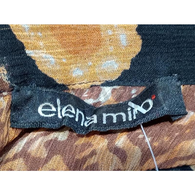 CAMICIA DONNA ELENA MIRO' MARRONE NERA FANTASIA | Mercatino dell'Usato Moncalieri bengasi 5