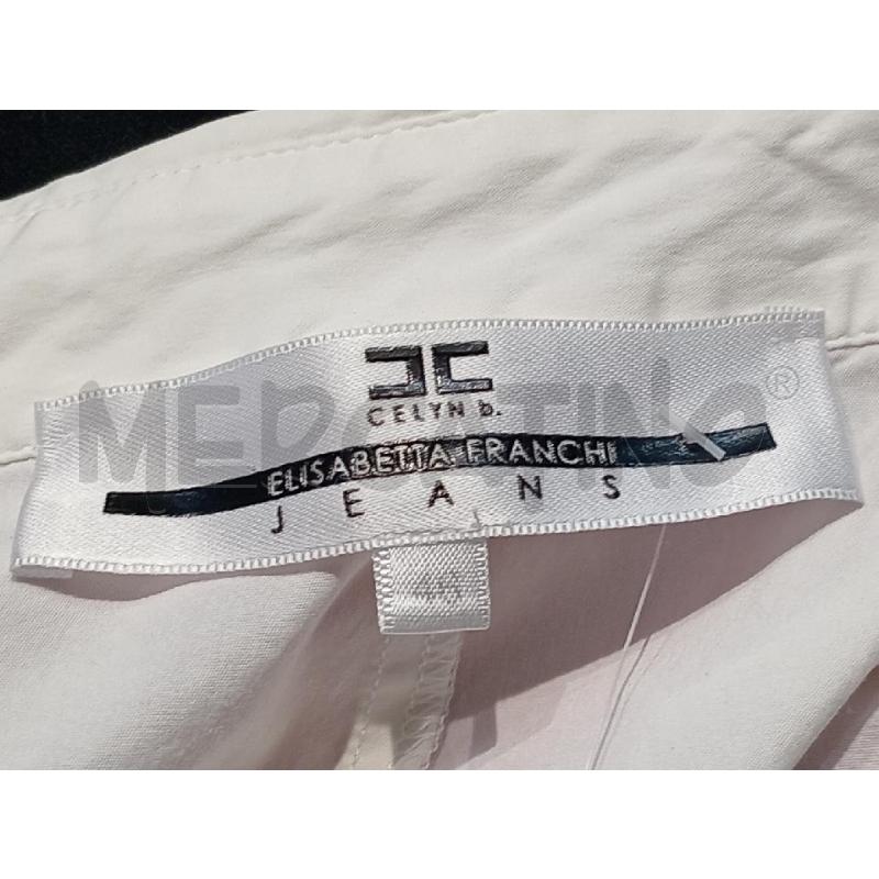 CAMICIA DONNA ELISABETTA FRANCHI SMANICATA CON CINTURA RIGHE | Mercatino dell'Usato Moncalieri bengasi 5