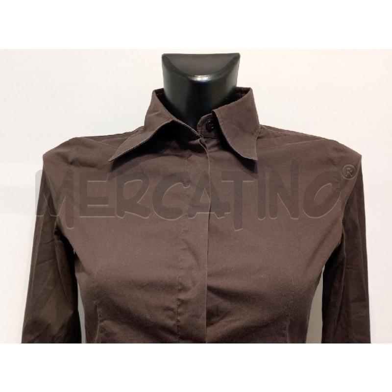 CAMICIA DONNA EMPORIO ARMANI MARRONE  | Mercatino dell'Usato Moncalieri bengasi 3