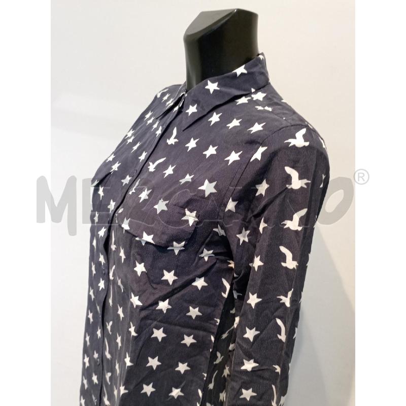 CAMICIA DONNA EQUIPMENT BLU STELLINE | Mercatino dell'Usato Moncalieri bengasi 4