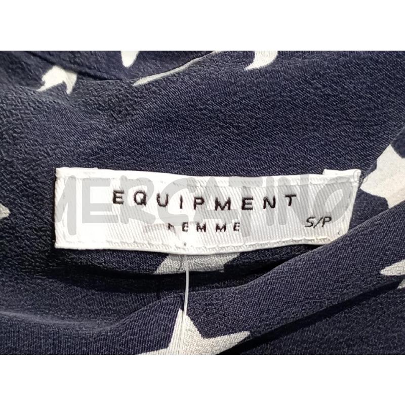 CAMICIA DONNA EQUIPMENT BLU STELLINE | Mercatino dell'Usato Moncalieri bengasi 5