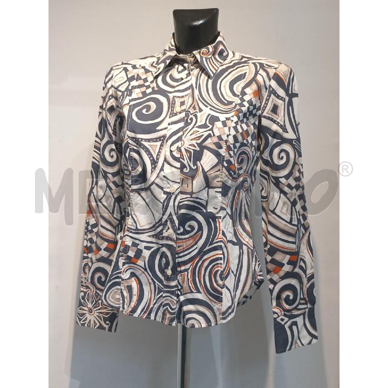 CAMICIA DONNA ETRO FANTASIA BIANCA BLU ARANCIO | Mercatino dell'Usato Moncalieri bengasi 2