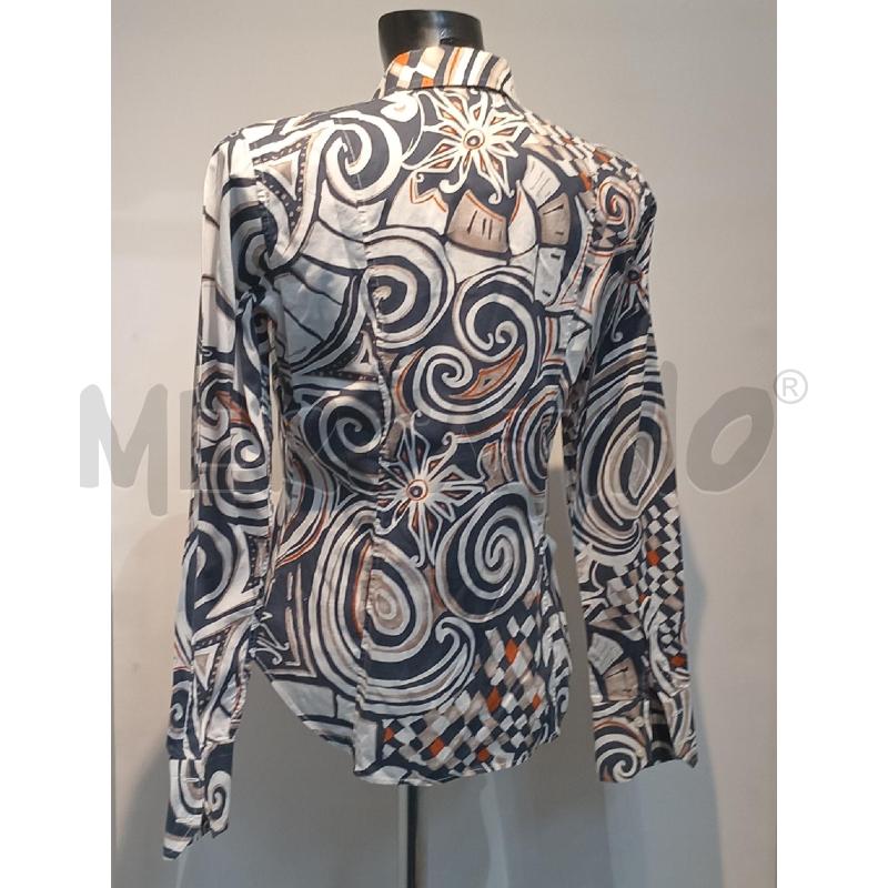CAMICIA DONNA ETRO FANTASIA BIANCA BLU ARANCIO | Mercatino dell'Usato Moncalieri bengasi 4