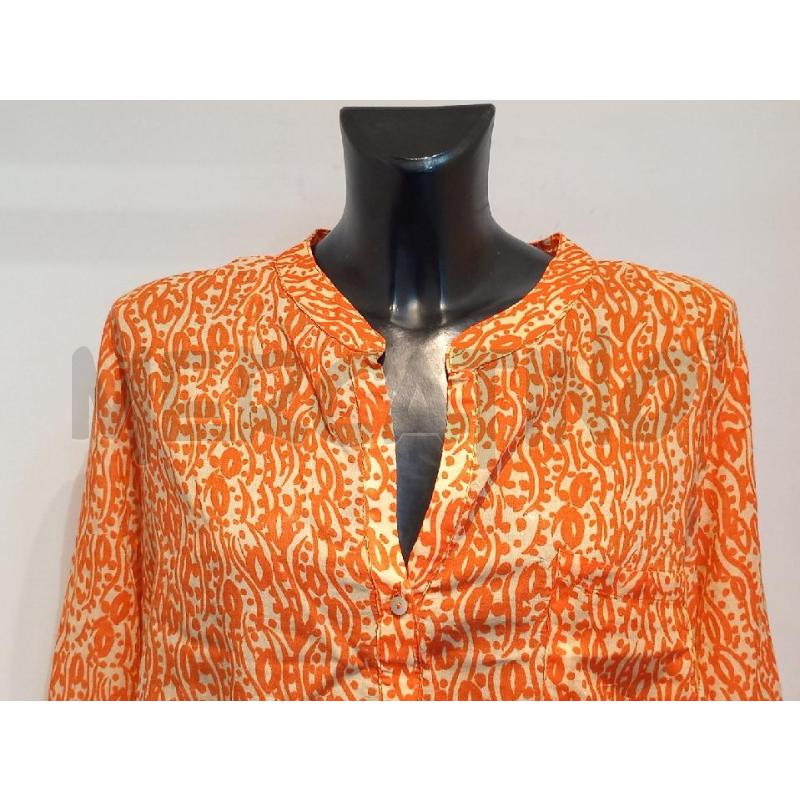 CAMICIA DONNA FIORELLA RUBINO ARANCIO BEIGE | Mercatino dell'Usato Moncalieri bengasi 4