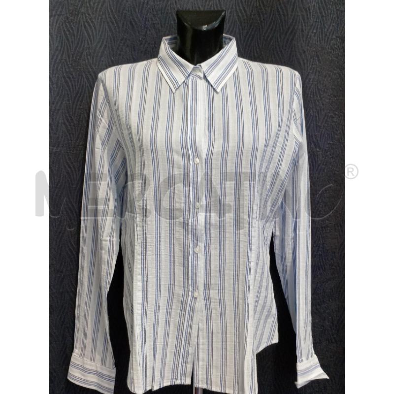 CAMICIA DONNA GANT BIANCO RIGHE BLU | Mercatino dell'Usato Moncalieri bengasi 1