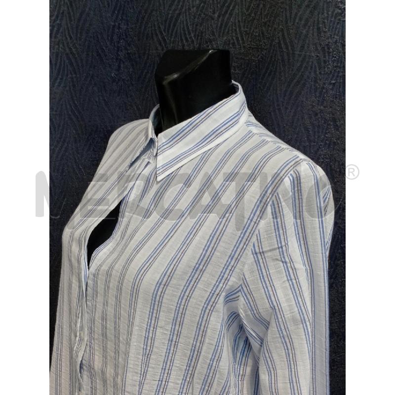 CAMICIA DONNA GANT BIANCO RIGHE BLU | Mercatino dell'Usato Moncalieri bengasi 3