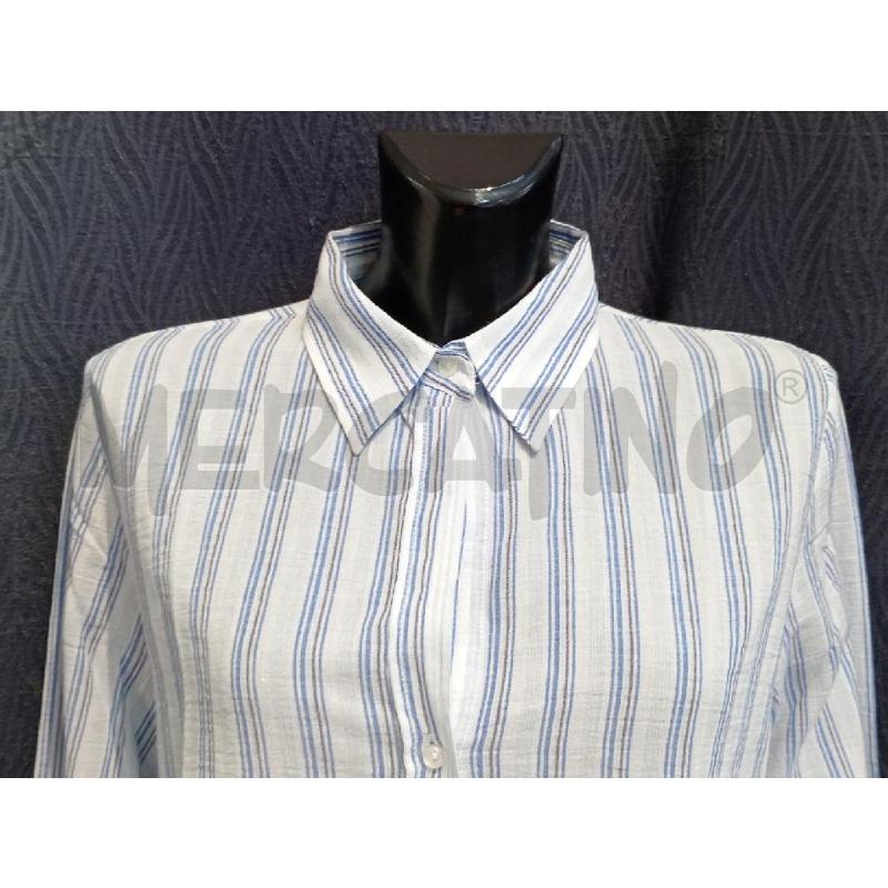 CAMICIA DONNA GANT BIANCO RIGHE BLU | Mercatino dell'Usato Moncalieri bengasi 4