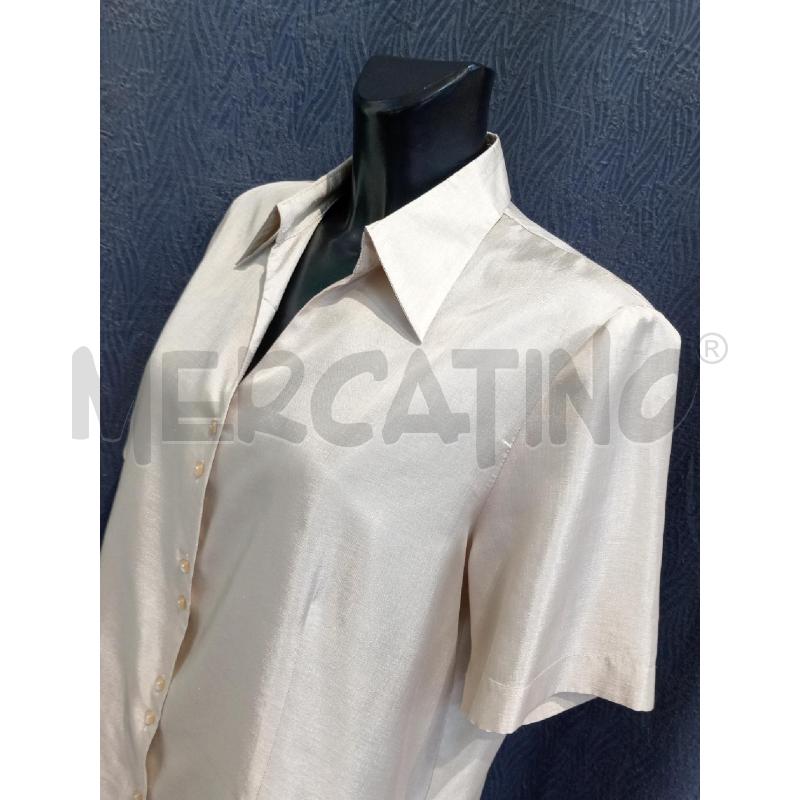 CAMICIA DONNA GERRY WEBER BEIGE MISTO SETA | Mercatino dell'Usato Moncalieri bengasi 3