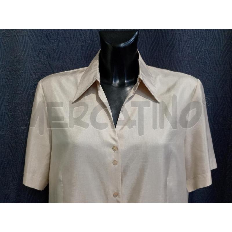 CAMICIA DONNA GERRY WEBER BEIGE MISTO SETA | Mercatino dell'Usato Moncalieri bengasi 4