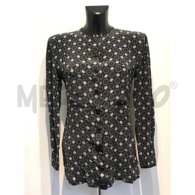 CAMICIA DONNA GIORGIO ARMANI NERA CERCHI | Mercatino dell'Usato Moncalieri bengasi 1