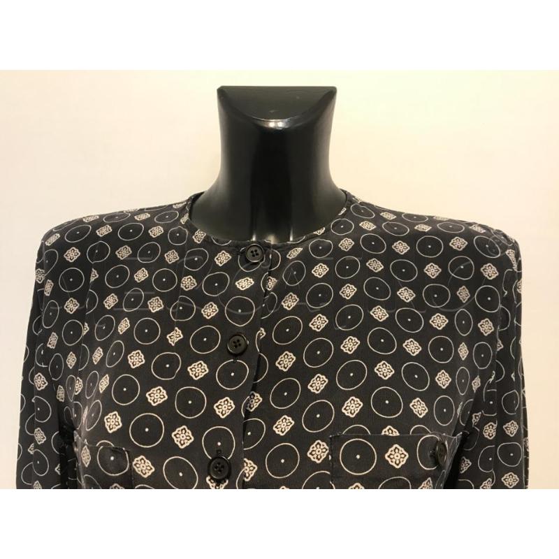 CAMICIA DONNA GIORGIO ARMANI NERA CERCHI | Mercatino dell'Usato Moncalieri bengasi 3