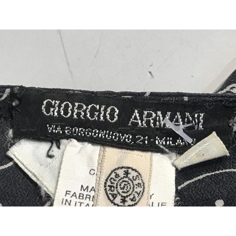 CAMICIA DONNA GIORGIO ARMANI NERA CERCHI | Mercatino dell'Usato Moncalieri bengasi 4