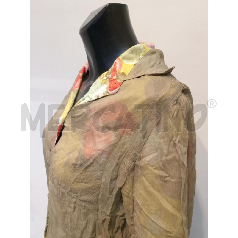 CAMICIA DONNA GUY ROVER VERDE SETA FIORI INTERNO | Mercatino dell'Usato Moncalieri bengasi 4