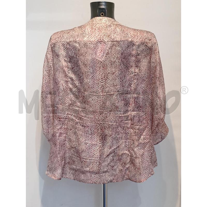 CAMICIA DONNA MARINA RINALDI ROSA FANTASIA SETA | Mercatino dell'Usato Moncalieri bengasi 2