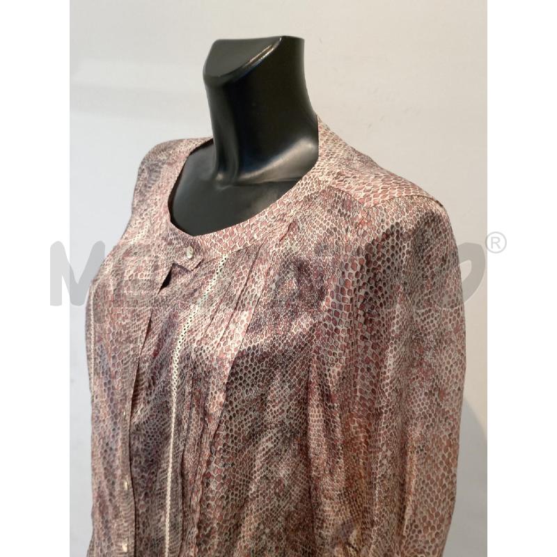 CAMICIA DONNA MARINA RINALDI ROSA FANTASIA SETA | Mercatino dell'Usato Moncalieri bengasi 3