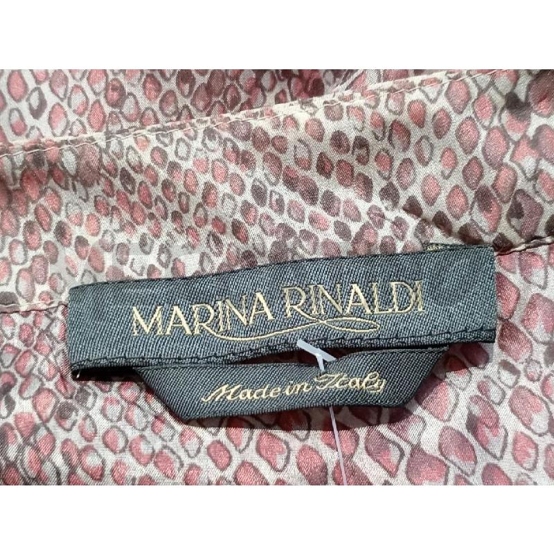 CAMICIA DONNA MARINA RINALDI ROSA FANTASIA SETA | Mercatino dell'Usato Moncalieri bengasi 5