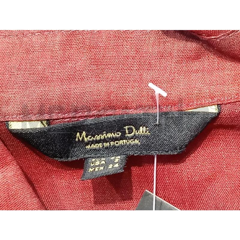 CAMICIA DONNA MASSIMO DUTTI BORDEAUX SFUMATO ROSA BEIGE | Mercatino dell'Usato Moncalieri bengasi 5