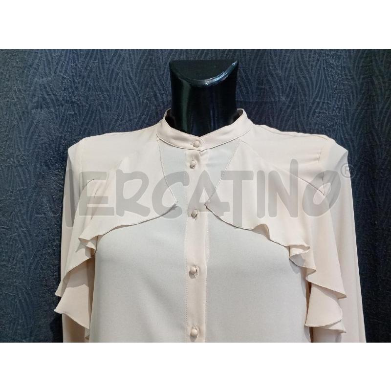CAMICIA DONNA MASSIMO REBECCHI BEIGE CON VOILANT | Mercatino dell'Usato Moncalieri bengasi 3