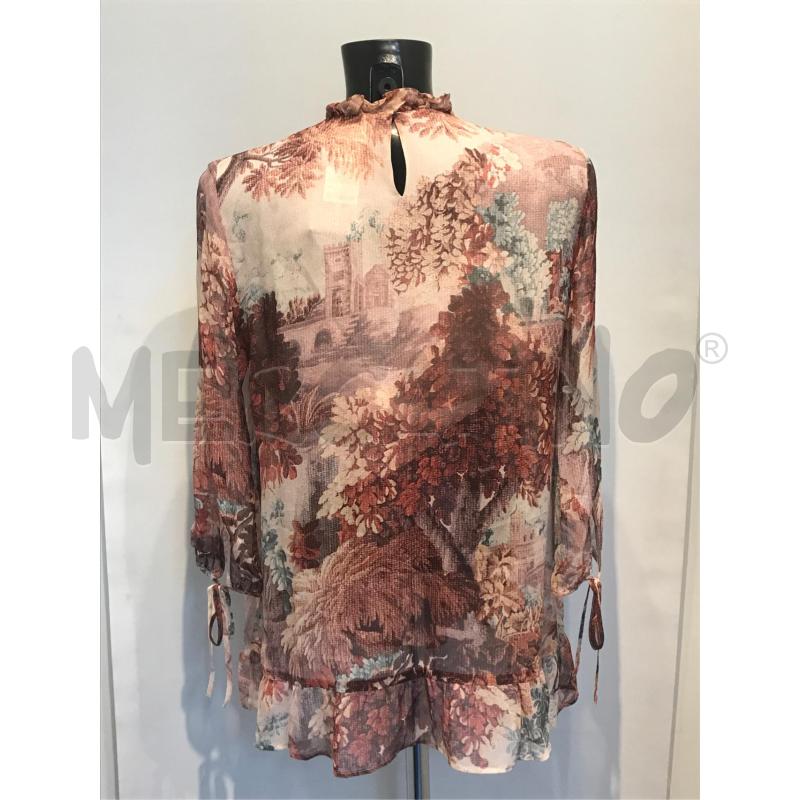 CAMICIA DONNA MAX MARA BORDEAUX FIORI | Mercatino dell'Usato Moncalieri bengasi 2