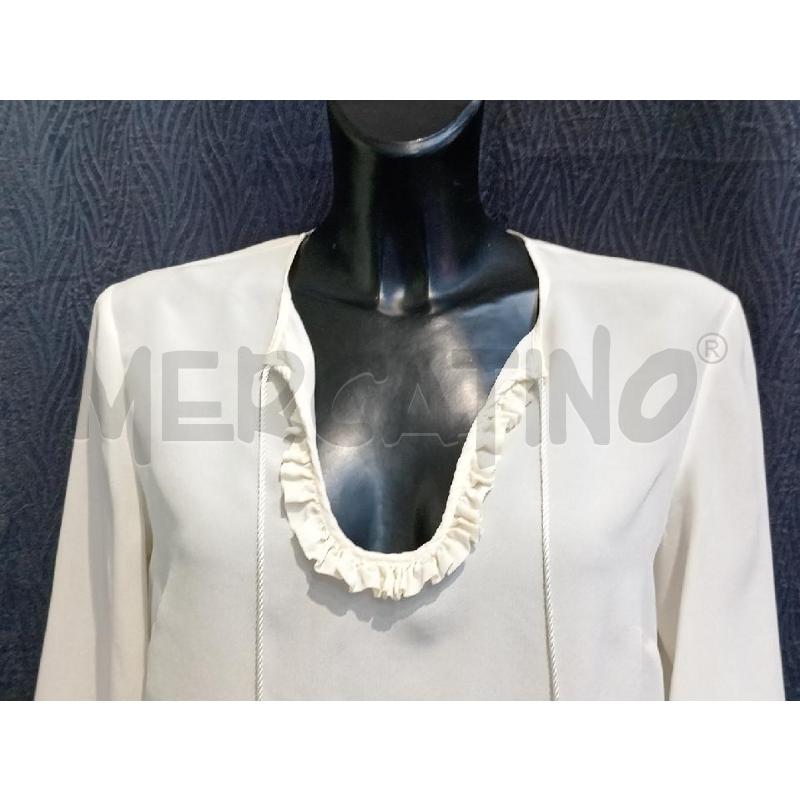 CAMICIA DONNA MAX & CO BIANCA CON LACCETTO COLLO | Mercatino dell'Usato Moncalieri bengasi 3
