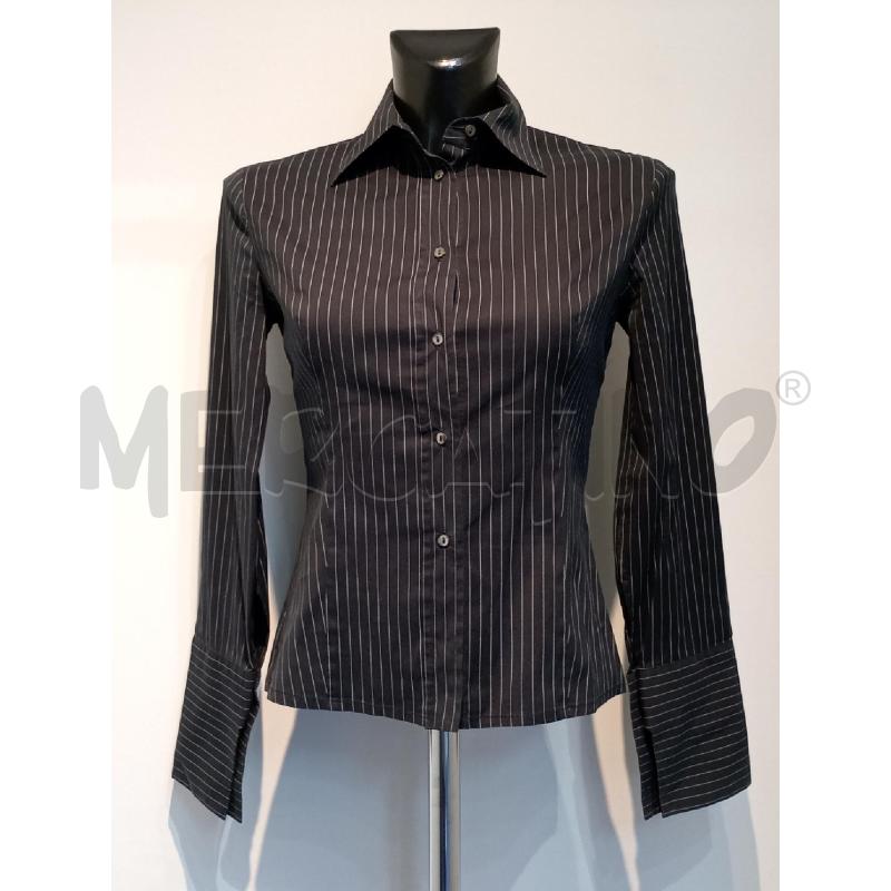 CAMICIA DONNA PATRIZIA PEPE NERA RIGHE | Mercatino dell'Usato Moncalieri bengasi 1