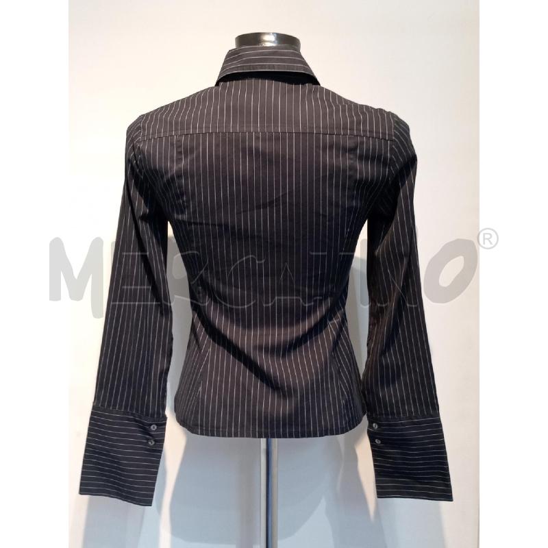 CAMICIA DONNA PATRIZIA PEPE NERA RIGHE | Mercatino dell'Usato Moncalieri bengasi 2