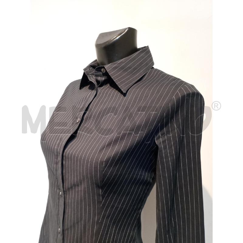 CAMICIA DONNA PATRIZIA PEPE NERA RIGHE | Mercatino dell'Usato Moncalieri bengasi 3