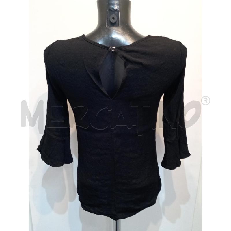 CAMICIA DONNA PINKO NERA CON PIZZO DAVANTI | Mercatino dell'Usato Moncalieri bengasi 2